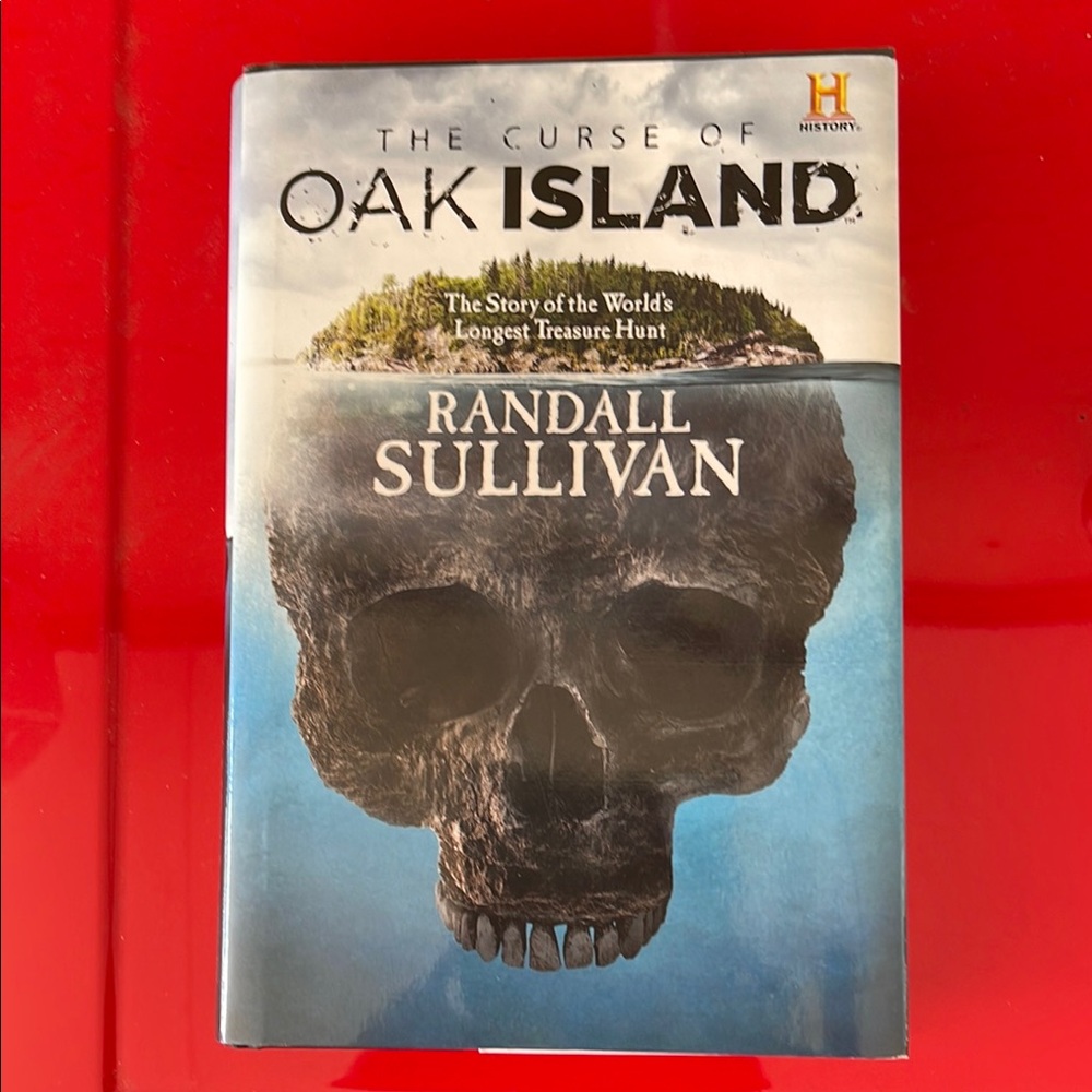The Curse of Oak Island Book - Black and Blue Cover
